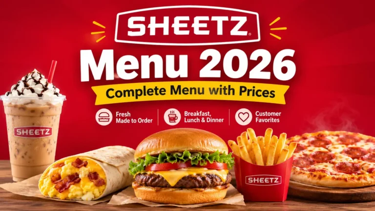Sheetz Menu